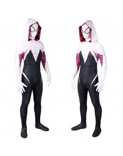 Adult/Male/Female Superhero Gwen Clothing RPG Zentai Suit Jumpsuit Bodysuit Halloween Clothing for Disfraces De Halloween